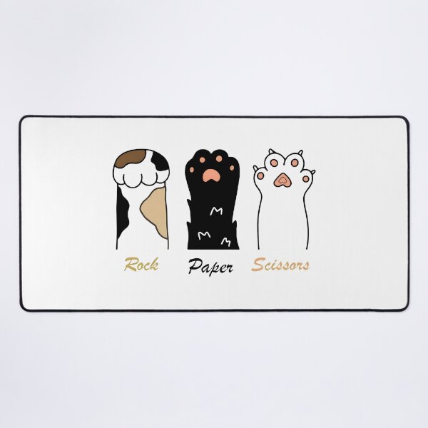 Item preview, Cat Paws Rock Paper Scissors Cute Tee designed and sold by Dmo3HarkoArt.