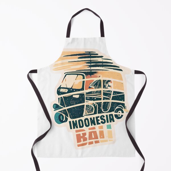 Item preview, Vintage Indonesia Bali Bajaj Rickshaw Sticker designed and sold by Alldesign10.