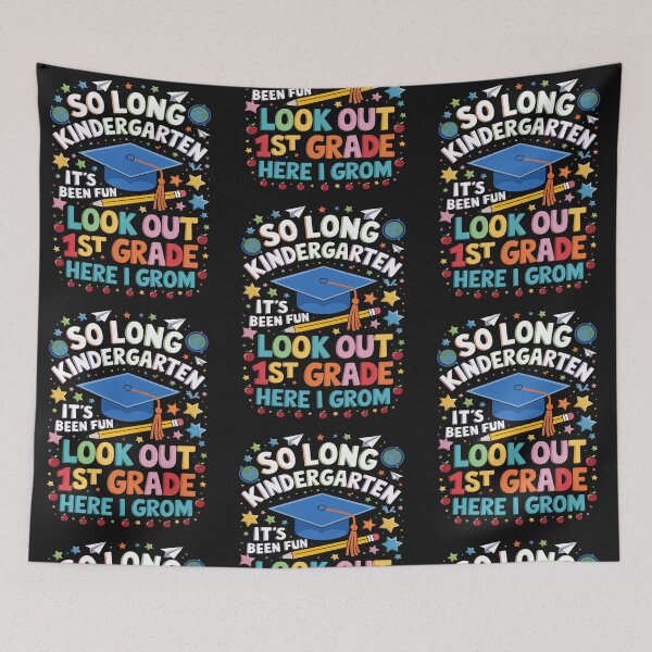 Item preview, So Long Kindergarten Graduation Grad Teacher Kid Boy Girl designed and sold by Soleaani.