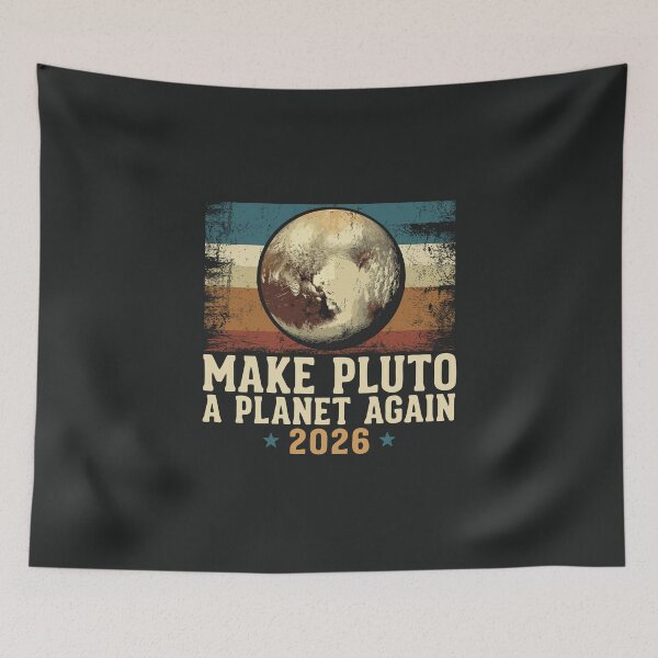 Item preview, Make Pluto A Planet Again 2026 Retro Space Lover Gift designed and sold by alenaz.