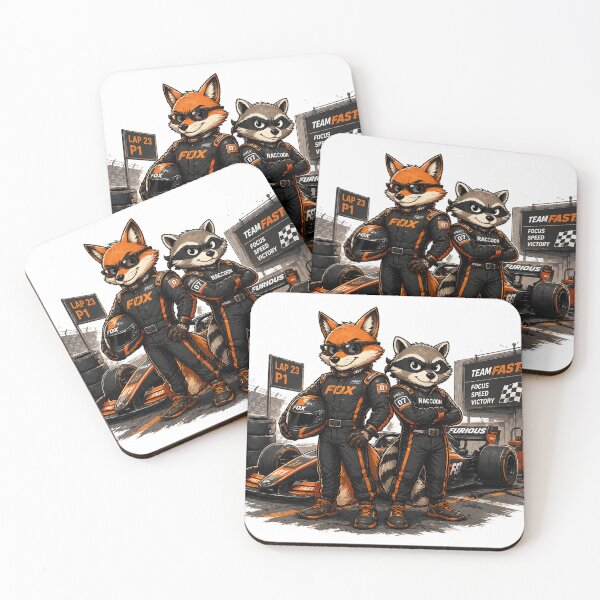 Item preview, FULL THROTTLE MINDSET – Fox & Raccoon Racing Team FAST designed and sold by the-dovlat.