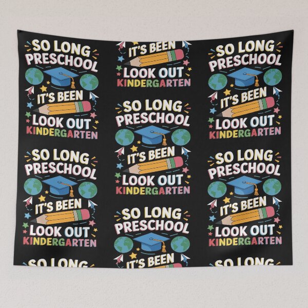 Item preview, So Long Preschool Graduation Graduate Teacher Kid Boy Girl designed and sold by Soleaani.