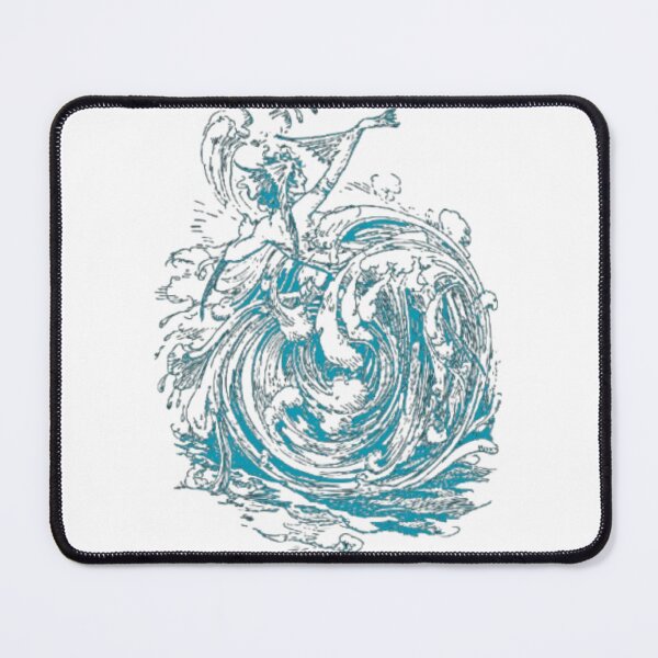Item preview, Surfing Mermaid Wave | Ocean Fantasy Art Design | Gift for Beach Lovers designed and sold by SOLIORA ATELIER.