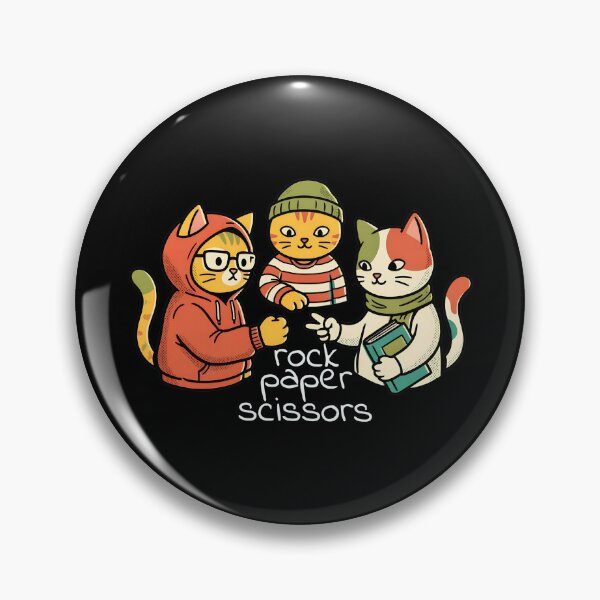 Artikelvorschau, Stein-Schere-Papier-Katzen-T-Shirt mit niedlichem Grafikmotiv entworfen und verkauft von Dmo3HarkoArt.
