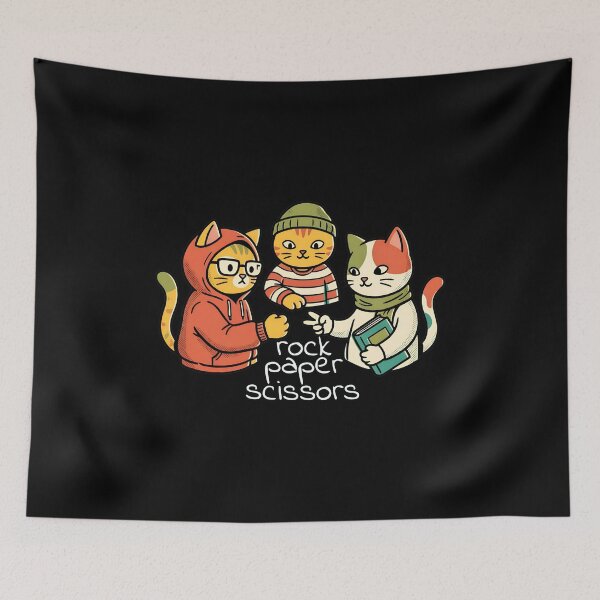 Item preview, Rock Paper Scissors Cats Cute Graphic Tee designed and sold by Dmo3HarkoArt.