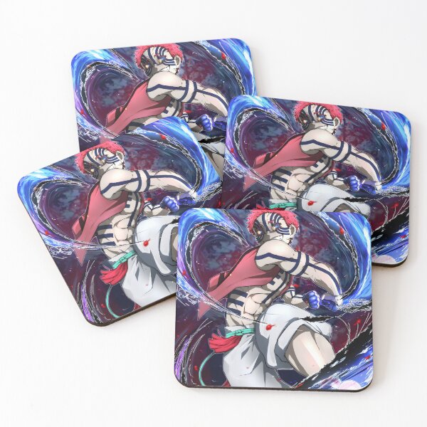 Item preview, Akaza Demon Slayer Blue Aura Dynamic Motion designed and sold by Tokyonomad.