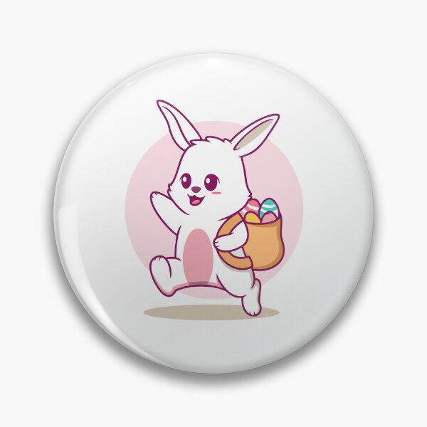 Item preview, Happy Easter Bunny with Egg Backpack designed and sold by Bornkiu.