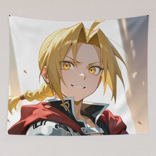 Item preview, Edward Elric Fullmetal Alchemist Bold Automail Smile designed and sold by Tokyonomad.
