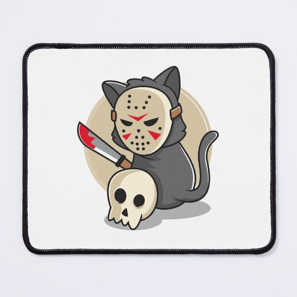 Item preview, Scary Cat in Horror Movie Mask designed and sold by Bornkiu.