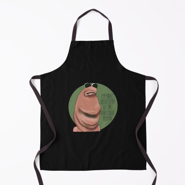 Item preview, Mildly Dissatisfied Worm Meme Parody designed and sold by cubomtumeshop.