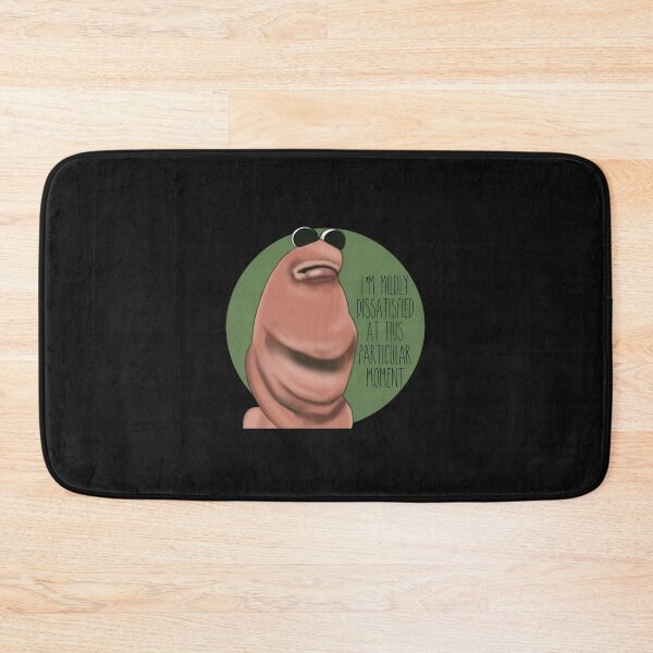 Item preview, Mildly Dissatisfied Worm Meme Parody designed and sold by cubomtumeshop.