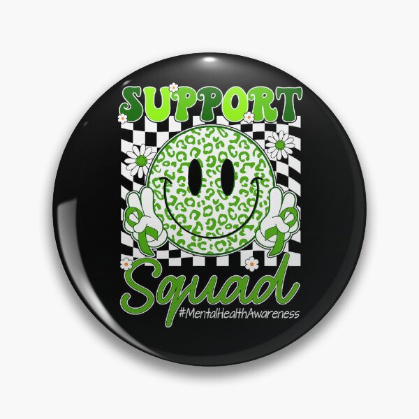 Item preview, Mental Health Matters Awareness Support Squad Green Ribbon designed and sold by ROUFTOOP.