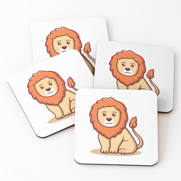 Item preview, Adorable Chibi Lion Illustration designed and sold by Bornkiu.