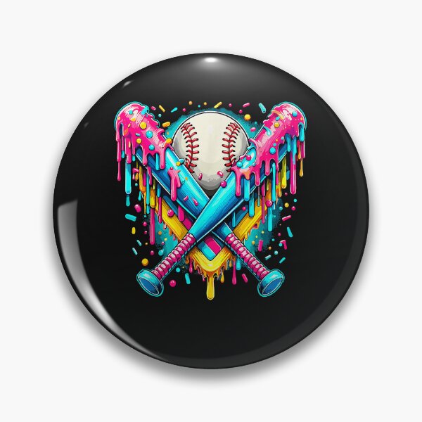 Item preview, Sweet Baseball Pop Art with Dripping Candy Style designed and sold by trangsang2584.