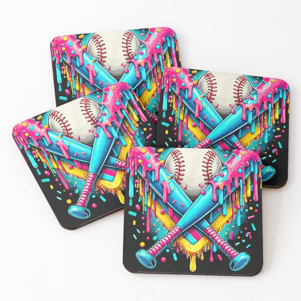 Item preview, Sweet Baseball Pop Art with Dripping Candy Style designed and sold by trangsang2584.