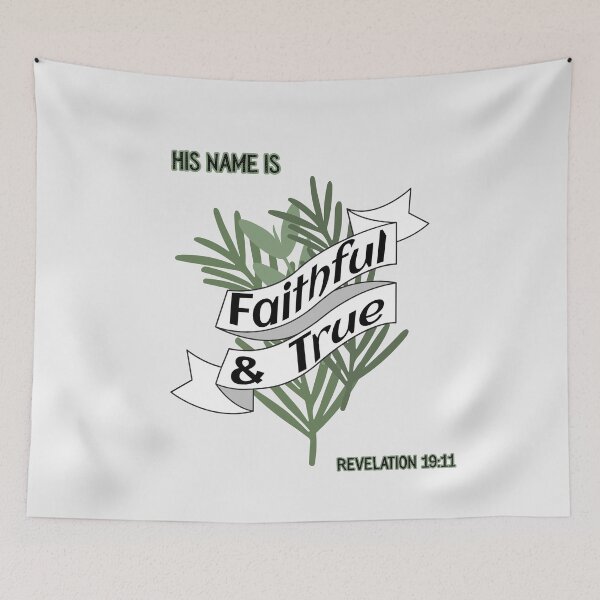 Item preview, The Messiah is Faithful and True designed and sold by MoreThanLLC.
