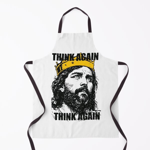 Item preview, Think Again Jesus Wearing Crown Graphic designed and sold by Piotrek0001.
