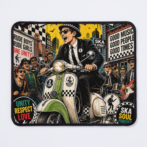 Item preview, Ska Scooter Rude Boy – Retro Street Vibes Graphic Design designed and sold by rude vibes shop.