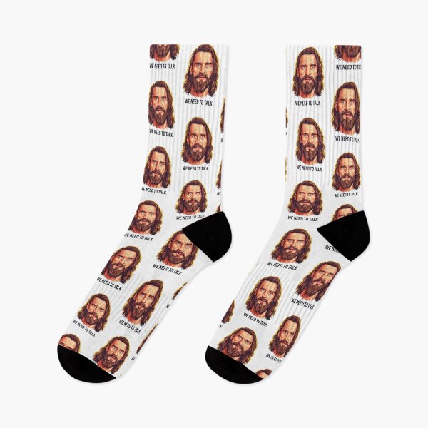 Item preview, We Need To Talk Jesus Red Background Simple designed and sold by Piotrek0001.