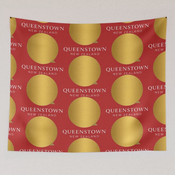Item preview, Queenstown New Zealand Luxury Gold Minimal Logo designed and sold by MystiColo.