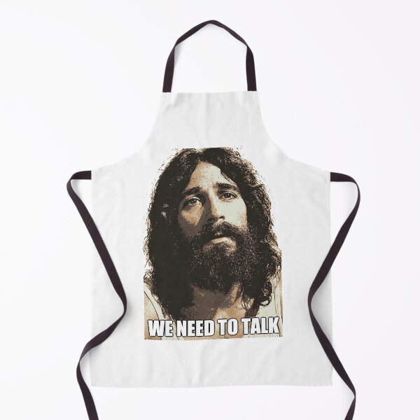 Item preview, We Need To Talk Jesus Dark Background Art designed and sold by Piotrek0001.