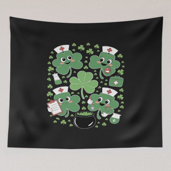 Item preview, St Patricks Day Shamrock Nurses Saint Paddys Scrub Top Women designed and sold by Ranicholasyy.