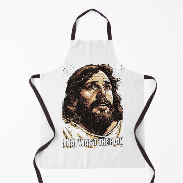 Item preview, That Wasnt The Plan Jesus Black Background Meme designed and sold by Piotrek0001.