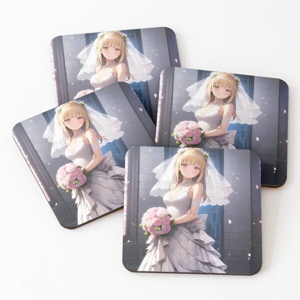 Item preview, Mahiru Shiina Angel Next Door Rose Bouquet Stained Glass Bride designed and sold by Tokyonomad.