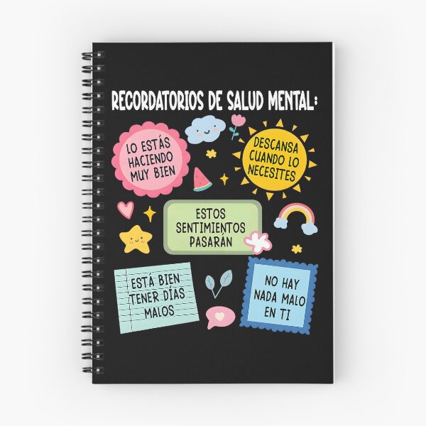 Item preview, Recordatorios De Salud Mental Health Awareness Inspirational designed and sold by cherylcarney.