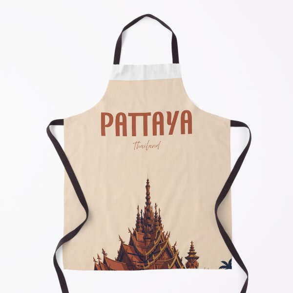 Item preview, Pattaya Thailand Sanctuary of Truth Retro designed and sold by NeuralVibe.