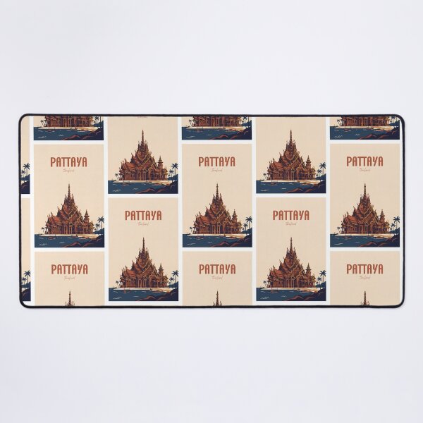 Item preview, Pattaya Thailand Sanctuary of Truth Retro designed and sold by NeuralVibe.