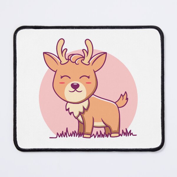 Item preview, Cute Reindeer in Grass Field designed and sold by Bornkiu.