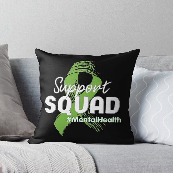 Item preview, Support Squad Mental Health Awareness Lime Green Ribbon designed and sold by susannenovak.