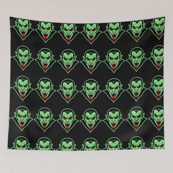 Item preview, Vampire Neon Retro Horror Art designed and sold by cubomtumeshop.