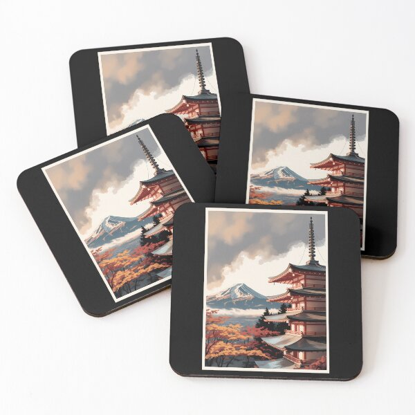 Item preview, Japanese Landscape Japanese architecture designed and sold by papertaless.