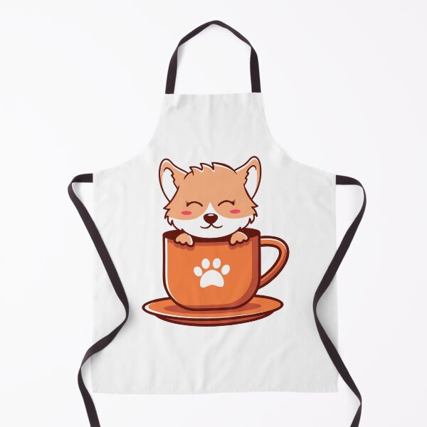 Item preview, Cute Fennec Fox Teacup Kawaii Coffee Mug designed and sold by Bornkiu.
