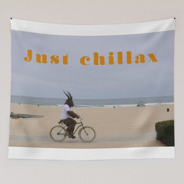 Item preview, Relax Beach Devil- retro style designed and sold by Glitch Ink.