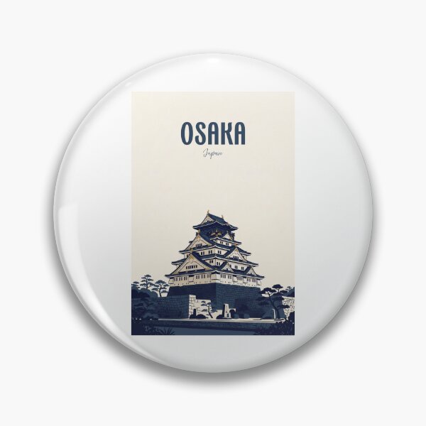 Item preview, Osaka Japan Retro Travel designed and sold by NeuralVibe.