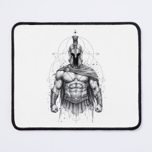 Item preview, Your Strength is Born in Sacrifice - Gritty Spartan Warrior designed and sold by Joruproyect.