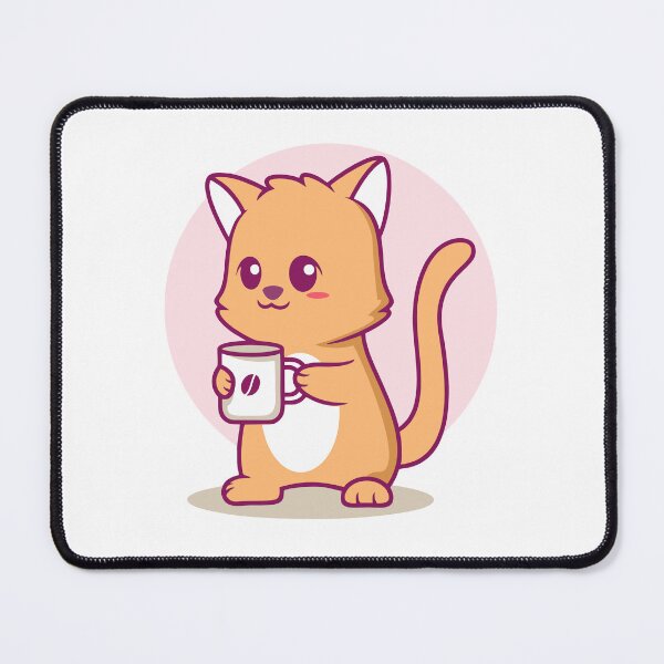 Item preview, Kawaii Cat Coffee Bean Mug Funny Animal designed and sold by Bornkiu.
