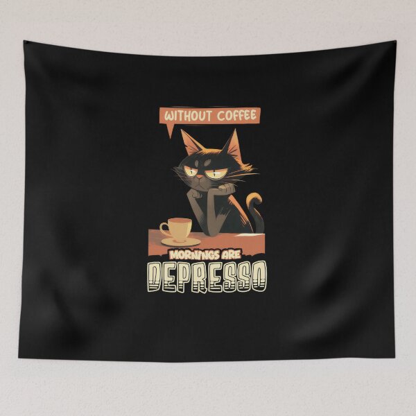 Item preview, Without Coffee Mornings are Depresso #198 designed and sold by triglavis-art.