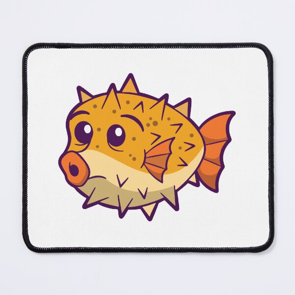 Item preview, Cute Puffer Fish Cartoon Funny Sea Creature designed and sold by Bornkiu.