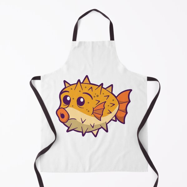 Item preview, Cute Puffer Fish Cartoon Funny Sea Creature designed and sold by Bornkiu.