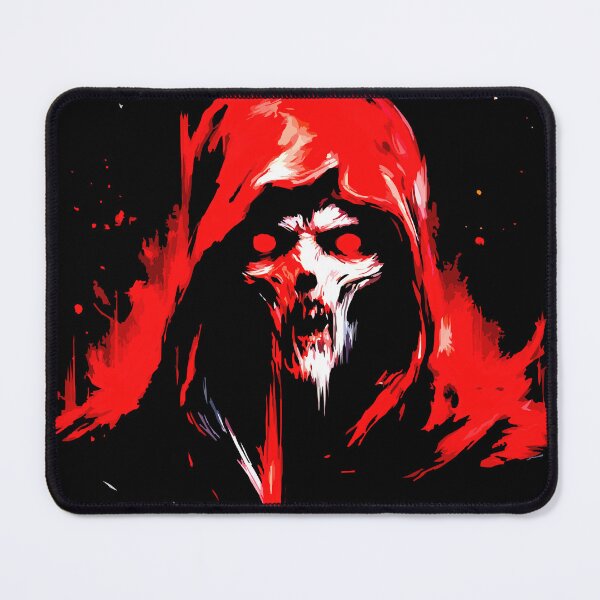 Item preview, Horror T-Shirt – Grim Reaper Red Hood Dark Graphic Tee designed and sold by VikArtStudio.