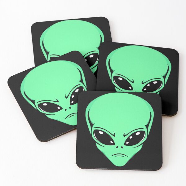 Item preview, Mean Green Alien Head Logo designed and sold by Express210.