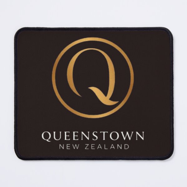 Item preview, Queenstown New Zealand Abstract Gold Circle Logo designed and sold by MystiColo.