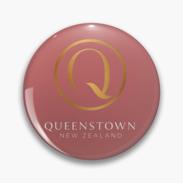 Item preview, Queenstown New Zealand Abstract Gold Circle Logo designed and sold by MystiColo.
