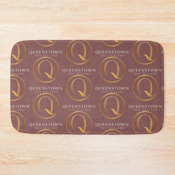 Item preview, Queenstown New Zealand Abstract Gold Circle Logo designed and sold by MystiColo.