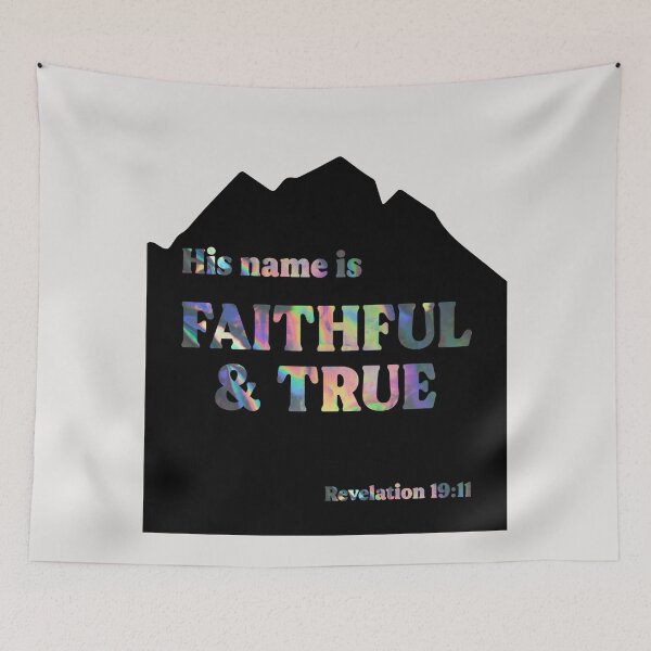 Item preview, The Messiah is Faithful and True Holographic designed and sold by MoreThanLLC.