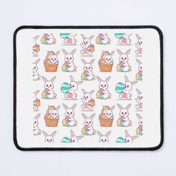Item preview, Cute Easter Bunny and Egg Pattern Art designed and sold by Bornkiu.